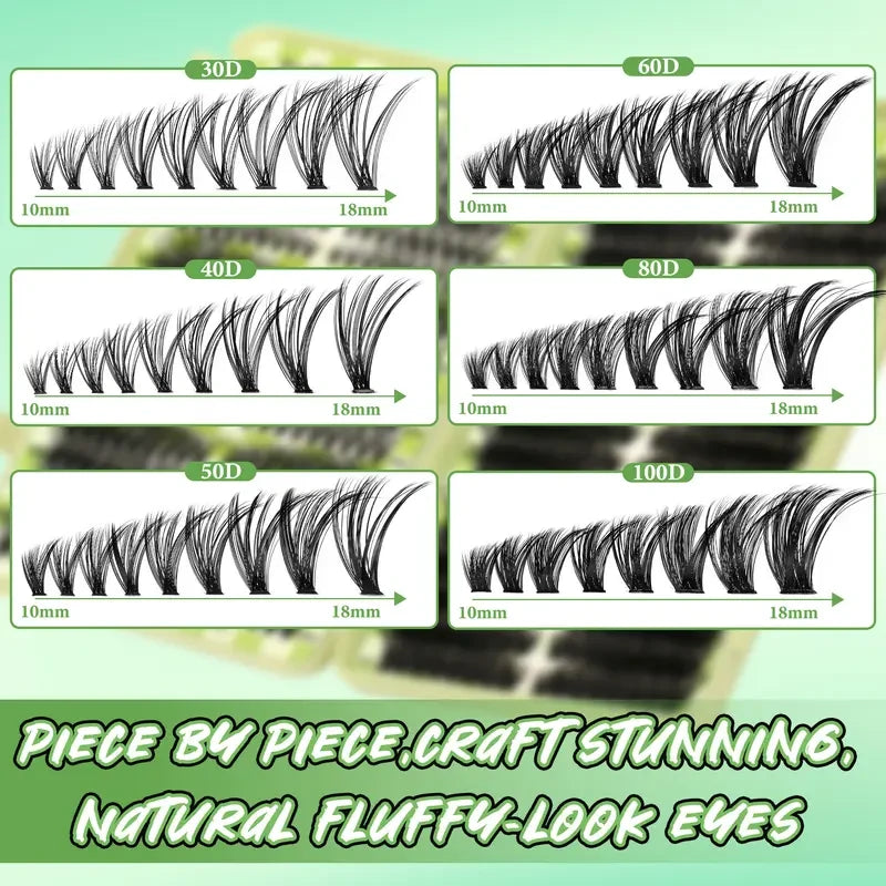 D Curl Individual Lash Cluster Kit