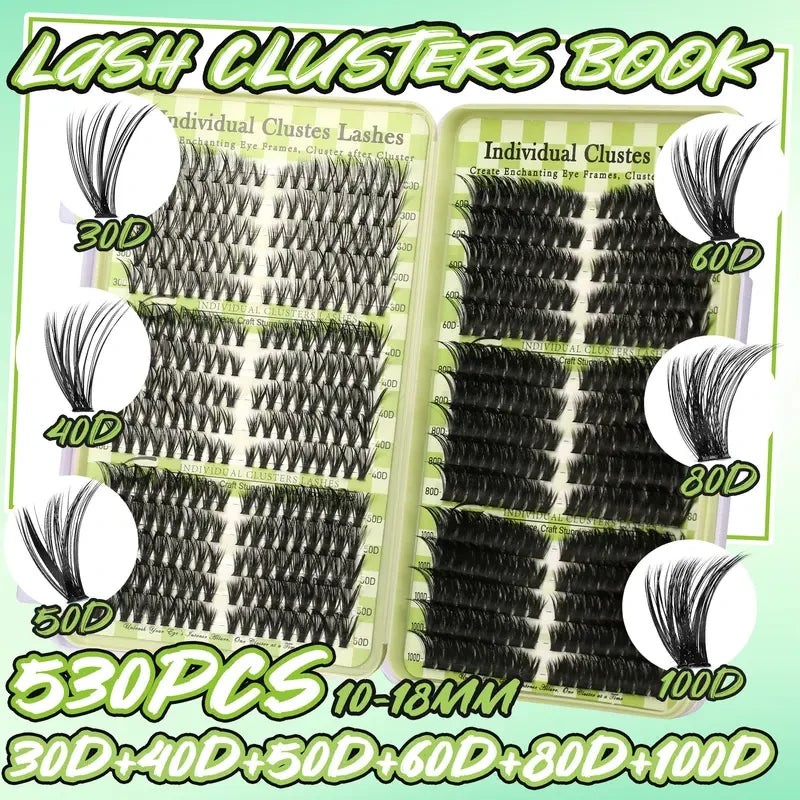 D Curl Individual Lash Cluster Kit