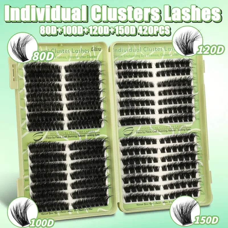 D Curl Individual Lash Cluster Kit