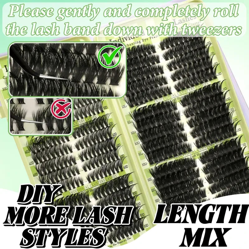 D Curl Individual Lash Cluster Kit