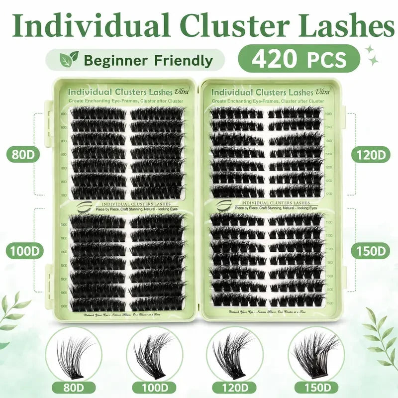 D Curl Individual Lash Cluster Kit