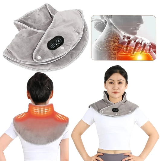 Heated Vibrating Neck Massager Wrap